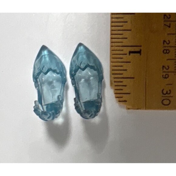 Disney's Elsa Shoes Ice Blue Frozen Hasbro Fashion Doll Replacement Part - Picture 7 of 8